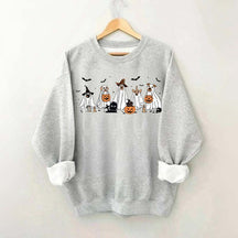 Cute Ghost Dogs Halloween Sweatshirt