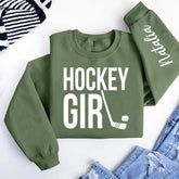 Custom Hockey Girl Sweatshirt