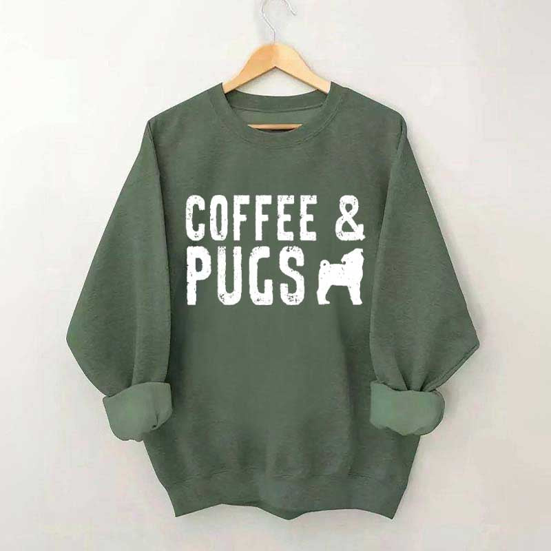 Coffee And Pug Sweatshirt