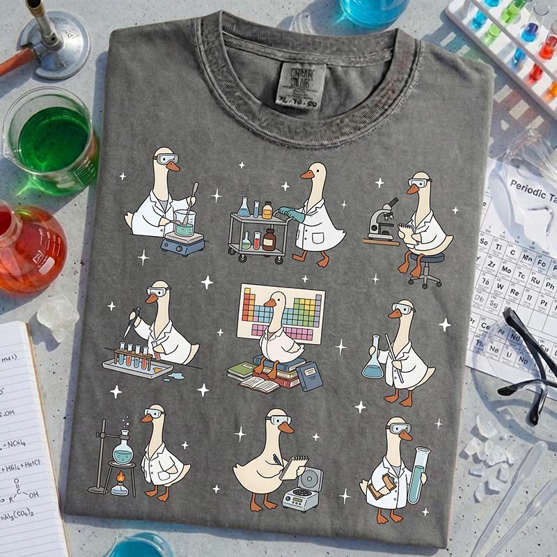 Funny Lab Technician Silly Goose Chemistry T-Shirt