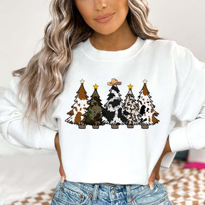 Country Cow Christmas Sweatshirt