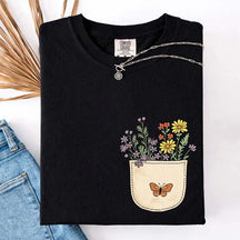 Wild Flowers Pocket Comfort Color T-Shirt