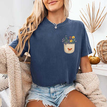 Wild Flowers Pocket T-Shirt