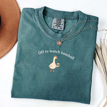 Funny Baseball Mom Goose T-Shirt