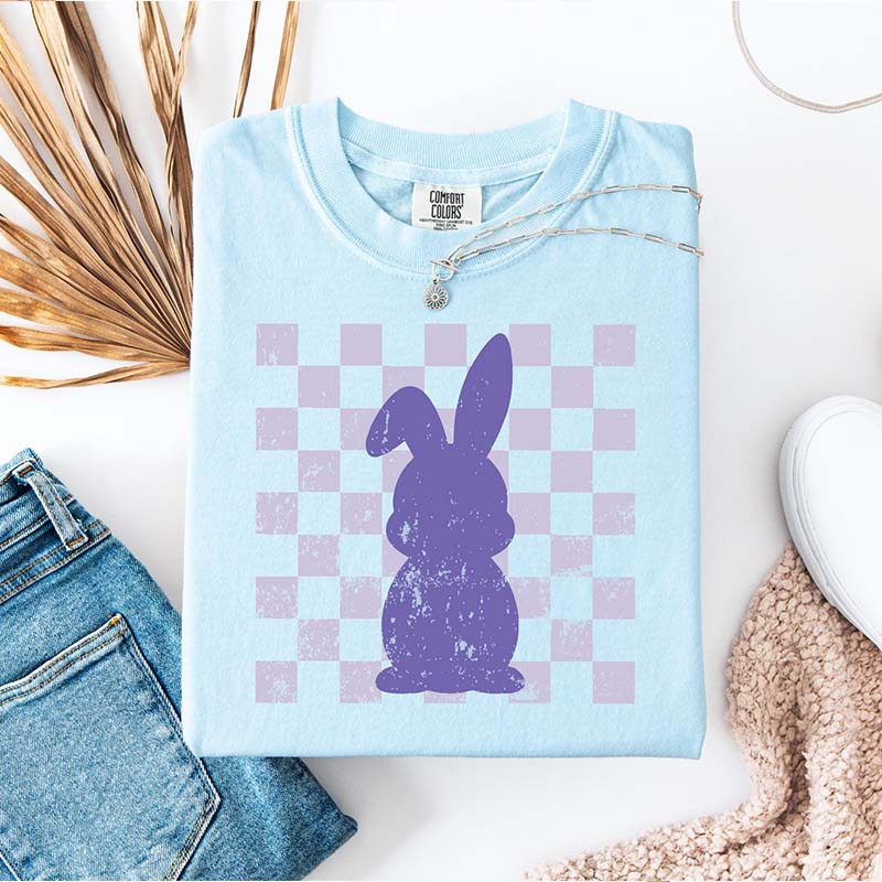 Comfort Colors Retro Easter Bunny T-Shirt