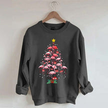 Funny Flamingo Christmas Sweatshirt