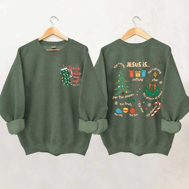 Retro Religious Christmas Sublimation Sweatshirt