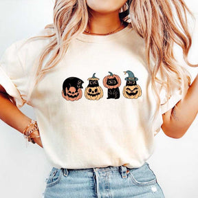 Cute Halloween Black Cats T-Shirt