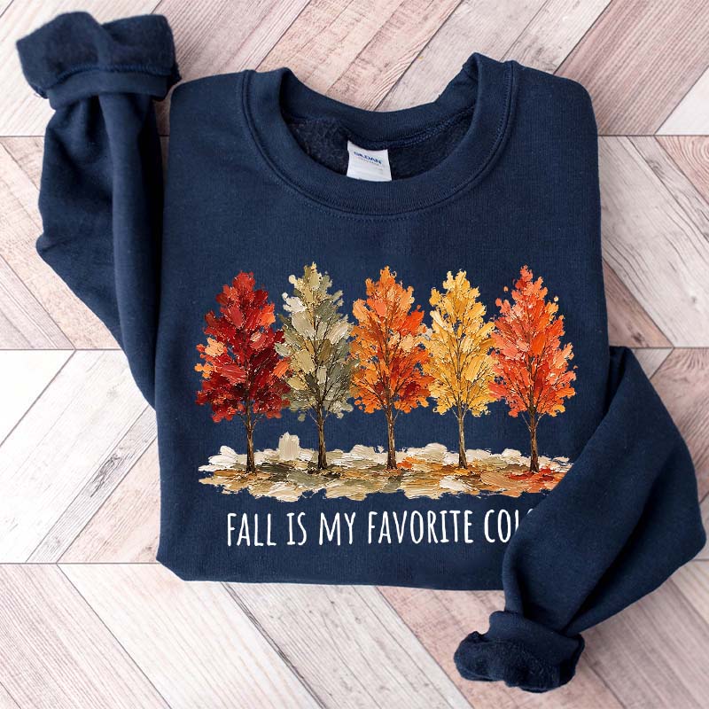 Fall Is My Favorite Color Tree Sweatshirt