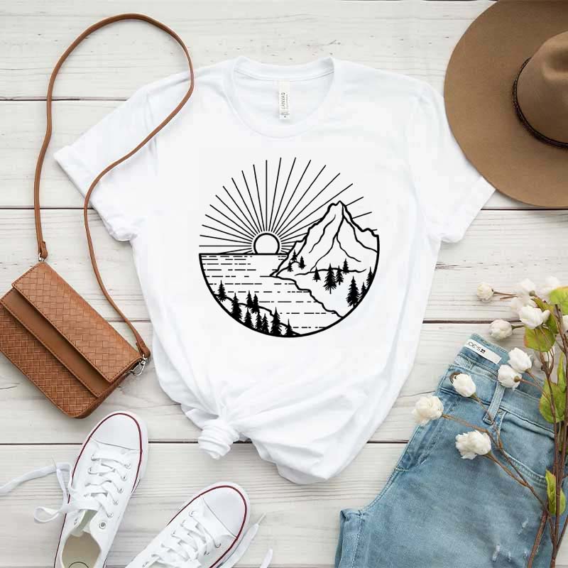 Sun And Mountain T-Shirt