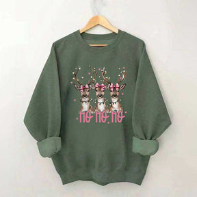 Ho Ho Ho Deer Sweatshirt