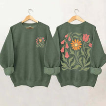 Foxglove Daisy Tulip Sweatshirt