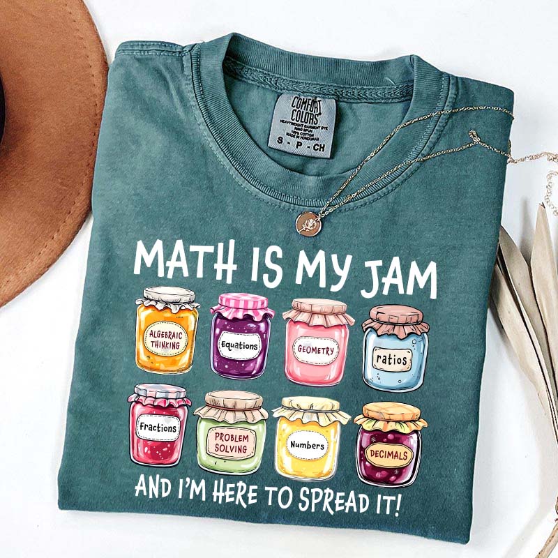 Math is My Jam Mathematician T-Shirt