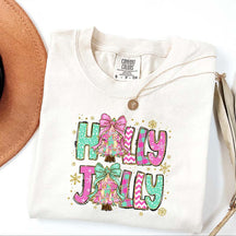 Holly Jolly Christmas Xmas Party T-Shirt