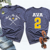 Custom Senior Lacrosse Team T-Shirt