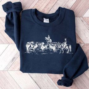 Western Horse Cowboy Rodeo Sweatshirt
