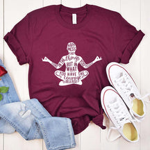 Mindfulness Yoga Zen Relaxation T-Shirt