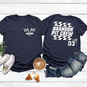 Custom Racing Name And Number T-Shirt