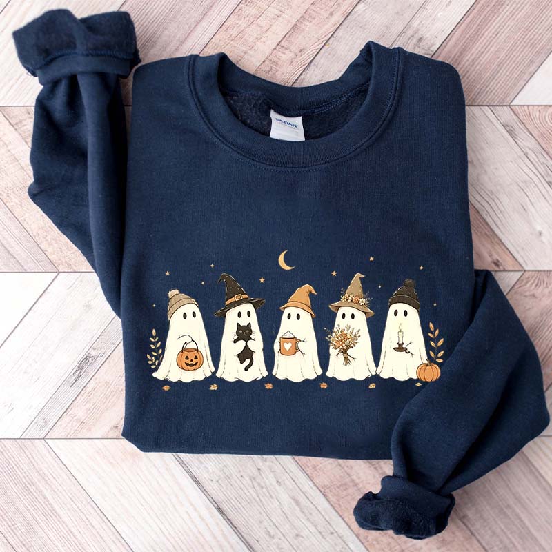 Cozy Fall Ghost Sweatshirt