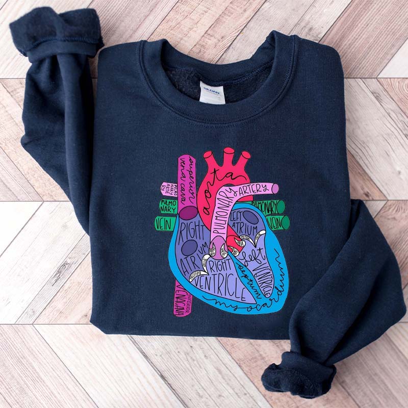Heart Anatomy Sweatshirt