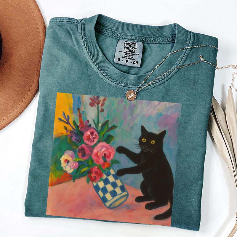 Comfort Colors Cat Artist T-Shirt