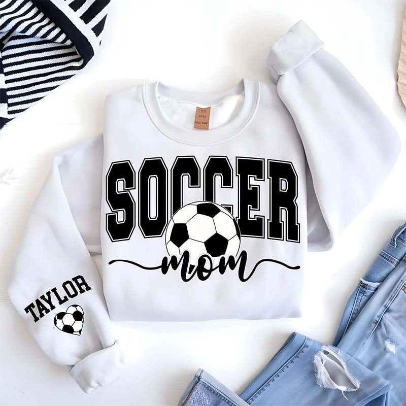 Personalized Soccer Mom Sweatshirt