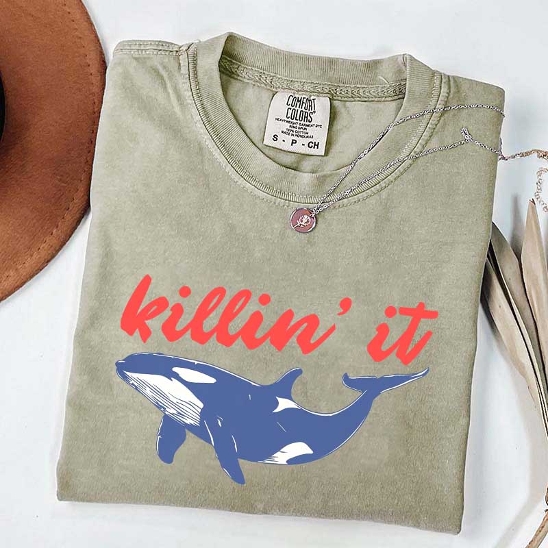 'Killin' It' Whale T-Shirt