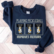 Cute Playing Pickleball Improves Memory Sweatshirt
