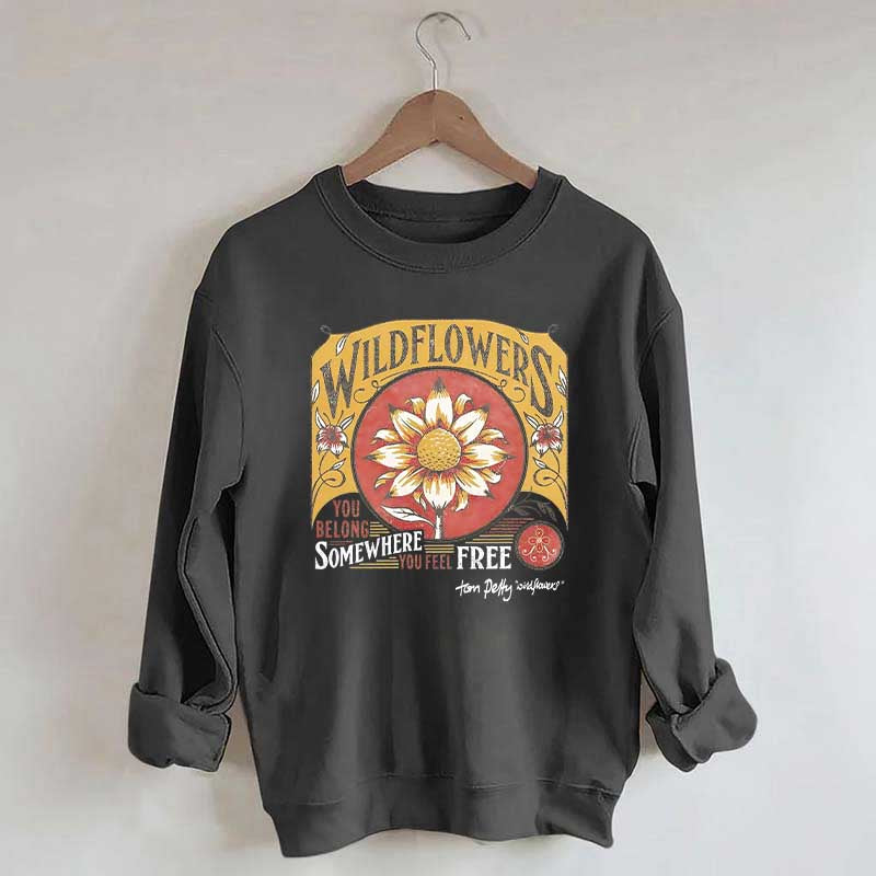 Tom Petty Wildflowers Natural Sweatshirt