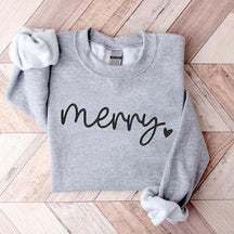 Cute Merry Christmas Holiday Sweatshirt