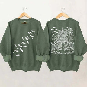 Haunted House Comfort Colors Halloween Sweatshirt