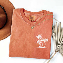 Cute Summer Beach Vacation Tree T-Shirt