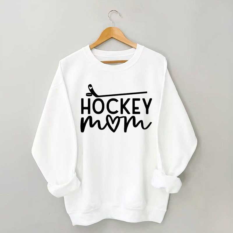 Ice Hockey Vibes Mom Sweatshirt