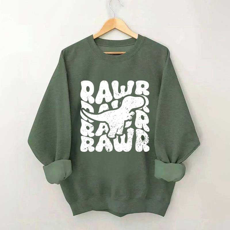 Rawr Dinosaur Sweatshirt