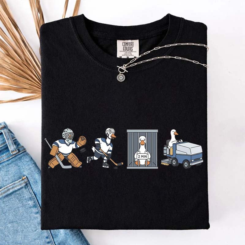 Goose Hockey Team Comfort Colors T-Shirt