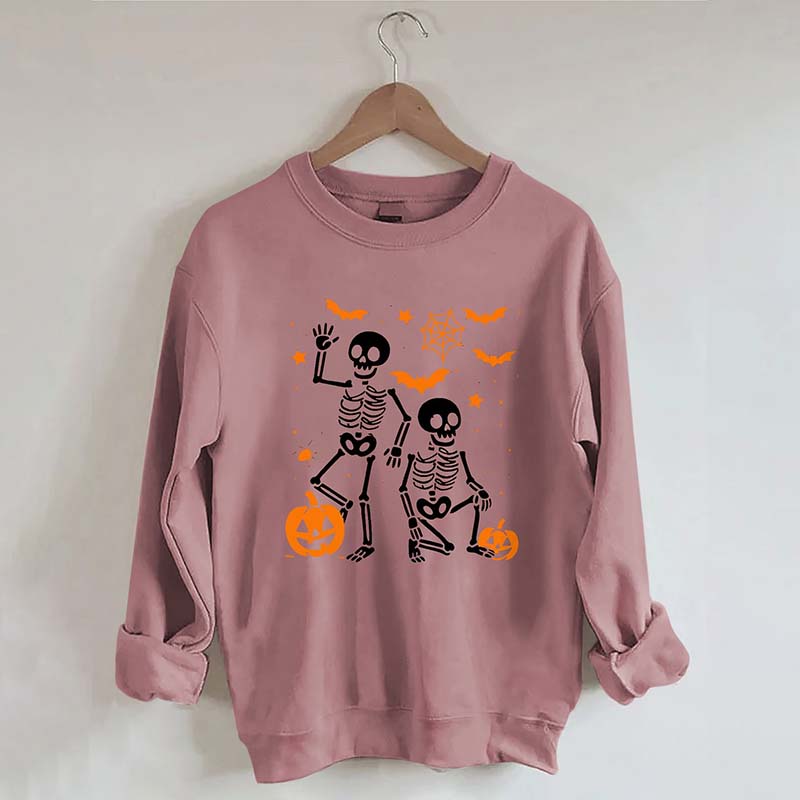 Funny Slightly Subtle FDT Halloween Skeleton Sweatshirt
