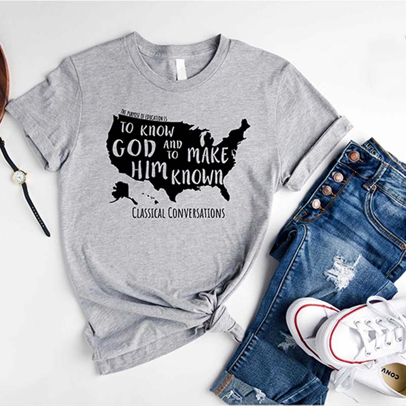 Classical Conversations To Know God and Make Him Known USA T-Shirt