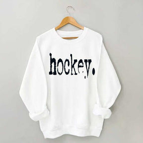 Hockey Typography Sweatshirt