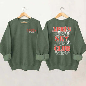 Custom Apres Ski Bachelorette Sweatshirt