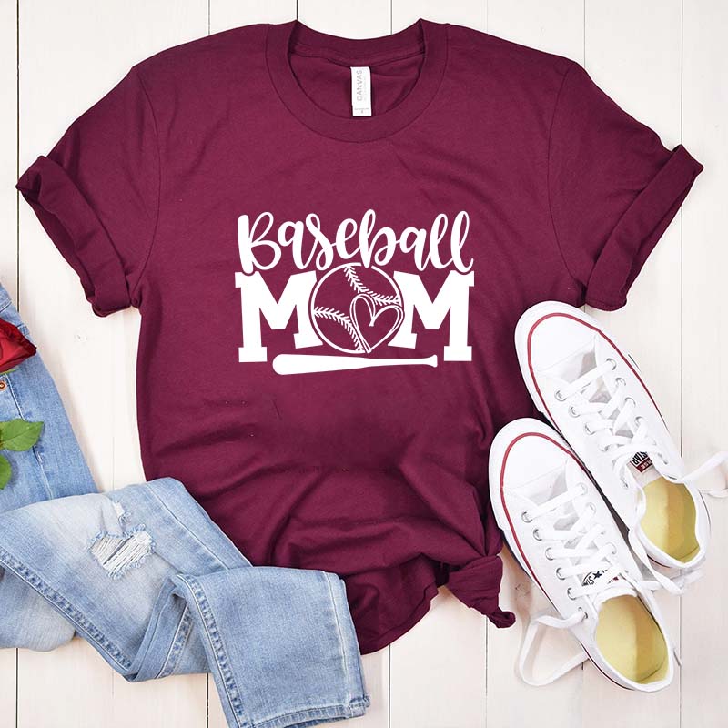 Sports Mom Baseball Trendy T-Shirt