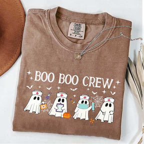 Halloween Nurse Boo Boo Crew T-Shirt