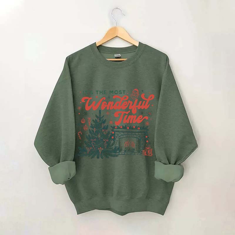 It's The Most Wonderful Time Christmas Sweatshirt