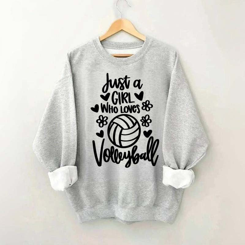 Floral Volleyball Sweatshirt