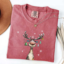 Comfort Colors Vintage Reindeer T-Shirt