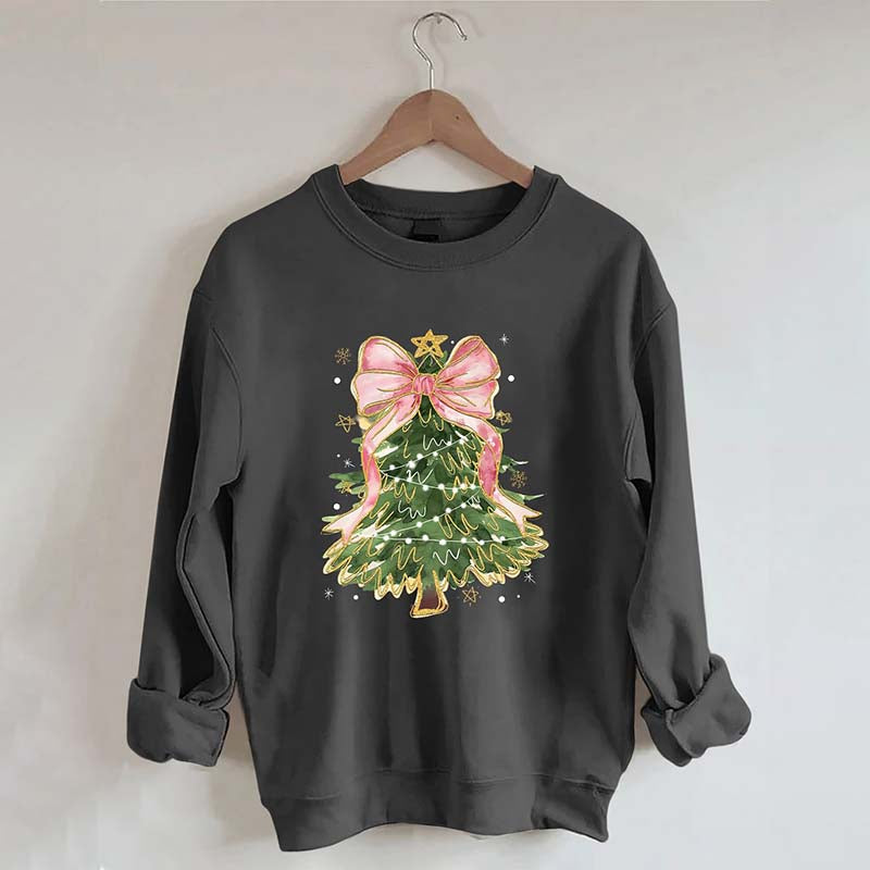 Watercolor Christmas Tree Sweatshirt