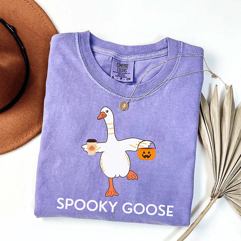 Halloween Goose Funny T-Shirt