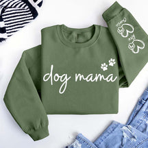 Custom Dog Mama Paws Funny Sweatshirt