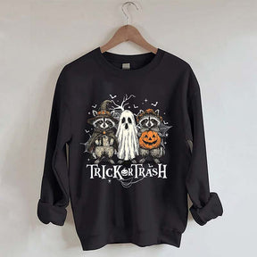 Boo Ghost Racoon Feral Sweatshirt