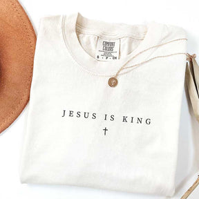 Minimalist Jesus is King Religous T-Shirt
