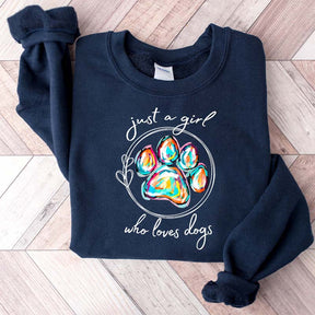 Just a Girl Who Loves Dogs Sweatshirt